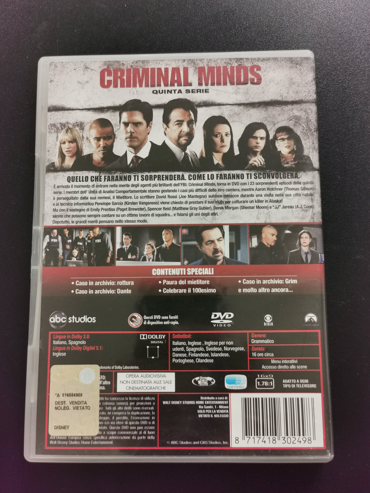 Criminal Minds – Stagioni 1-8 (DVD)