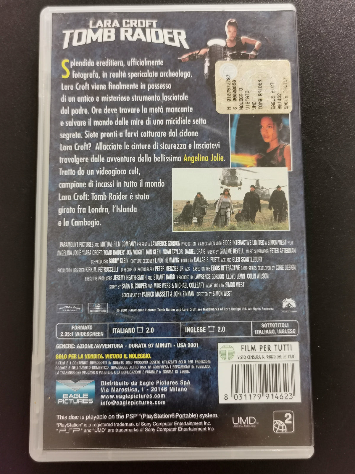 Lara Croft: Tomb Raider - UMD Video (PSP)