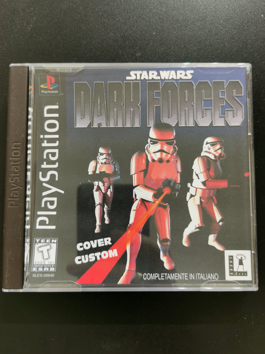 Star Wars: Dark Forces (PS1) – Senza manuale, cover custom