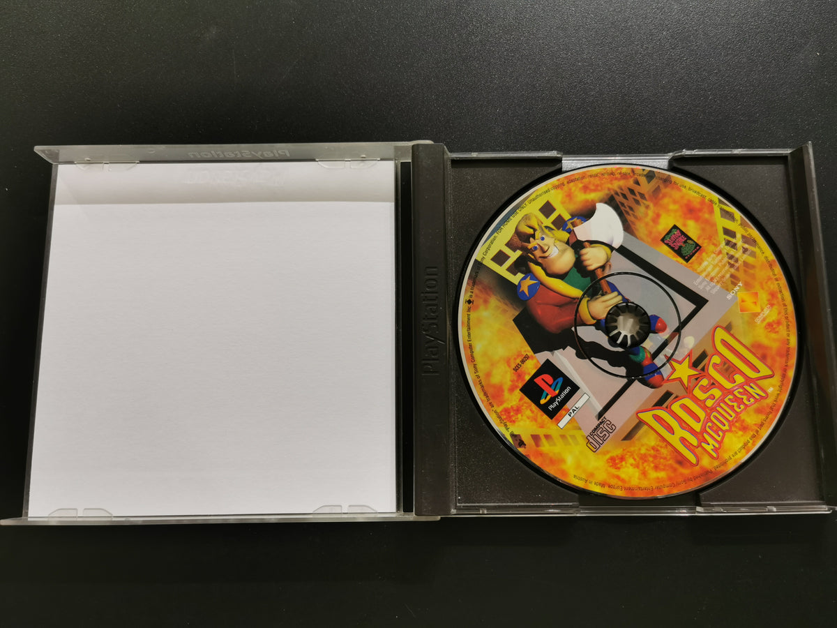 Rosco McQueen (PS1) – Senza manuale, cover custom