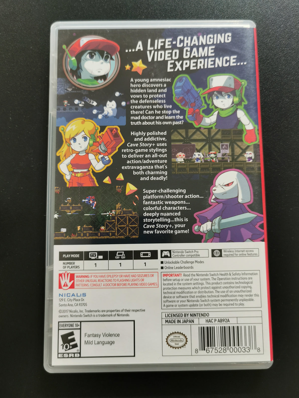 Cave Story+ (Switch) + soundtrack CD