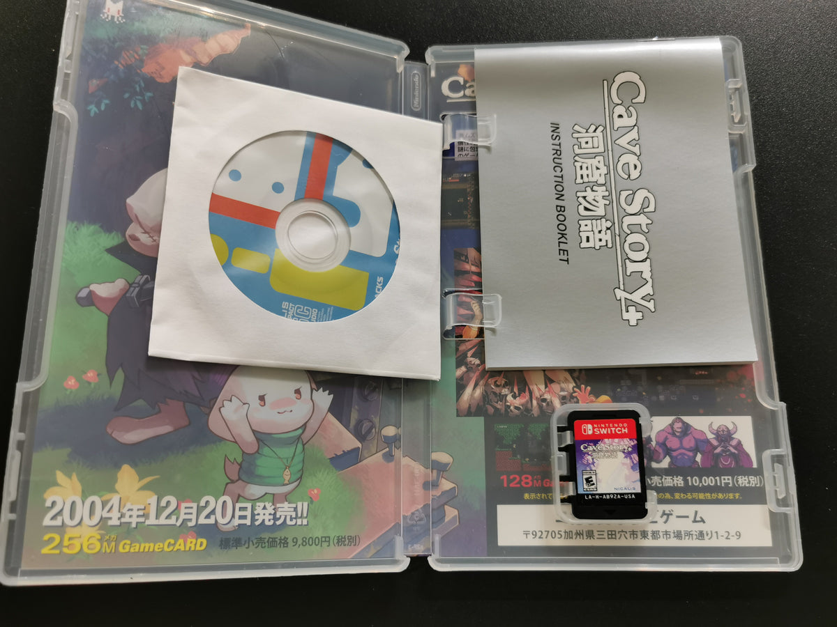 Cave Story+ (Switch) + soundtrack CD