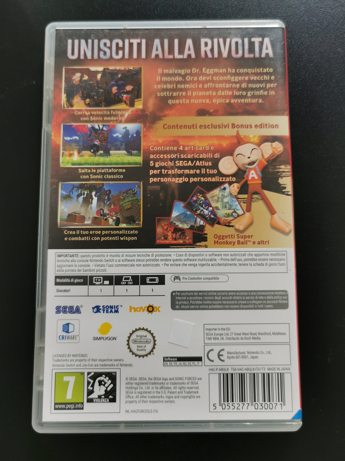 Sonic Forces - Bonus Edition (Switch)