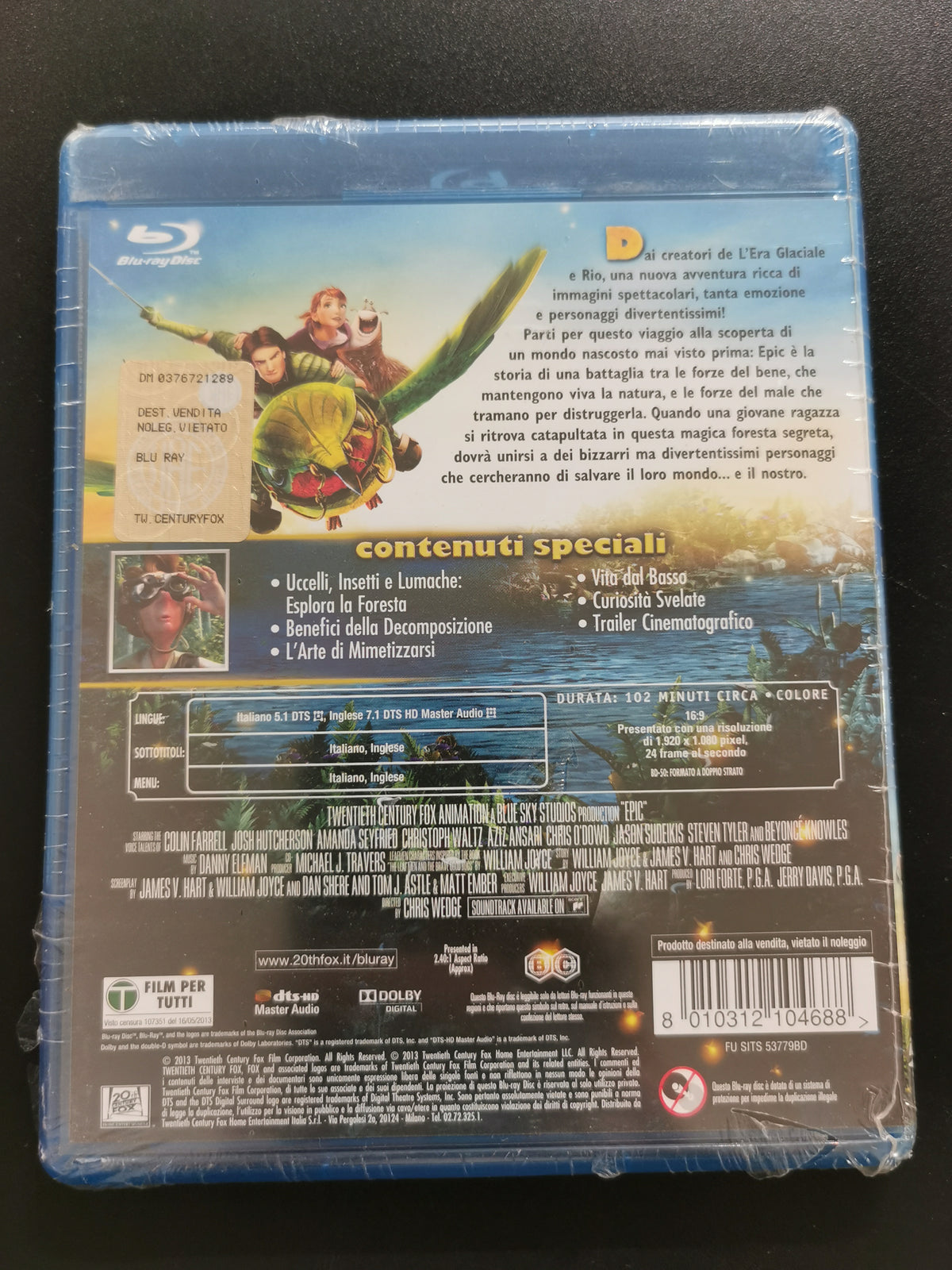 Epic - Il Mondo Segreto (Blu-ray) - *Nuovo