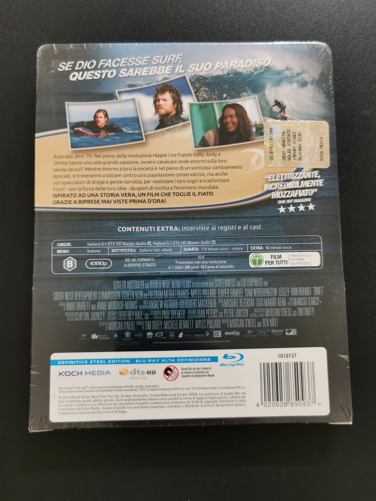 Drift - Cavalca l’Onda - Definitive Steel Edition (Blu-ray) *Nuovo