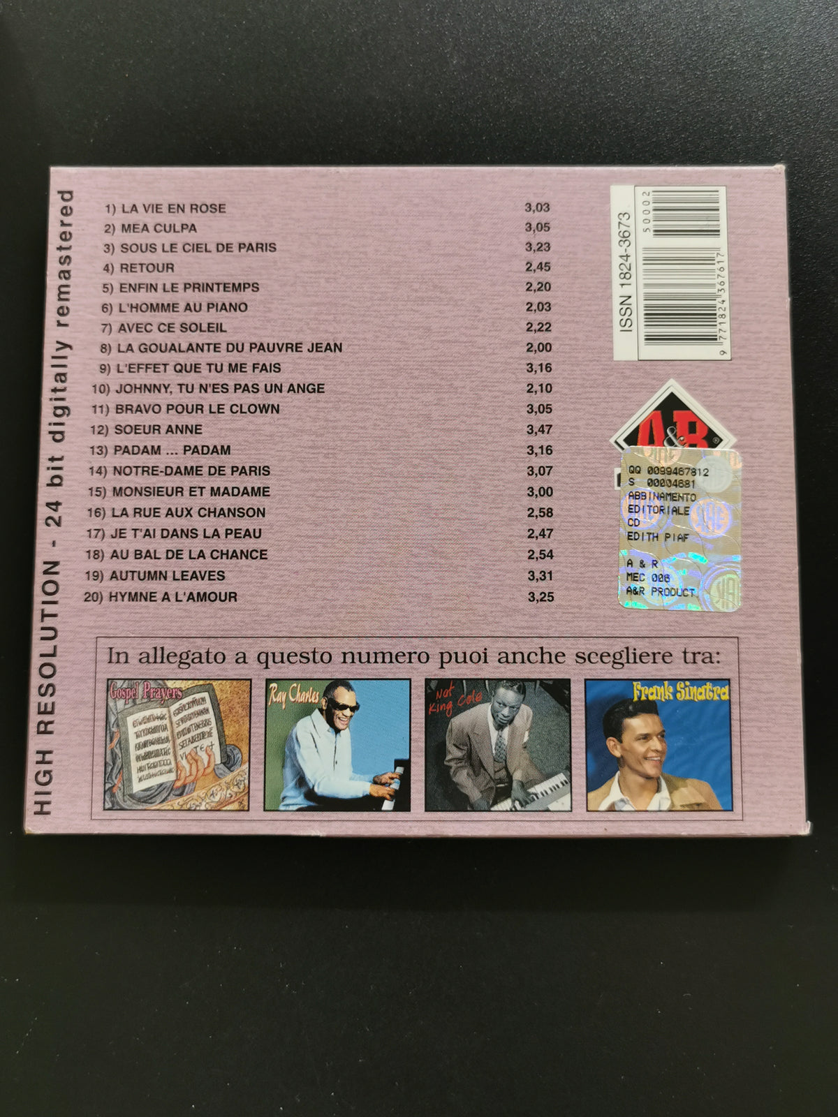 Musica & Cultura - Edith Piaf - Rivista + CD