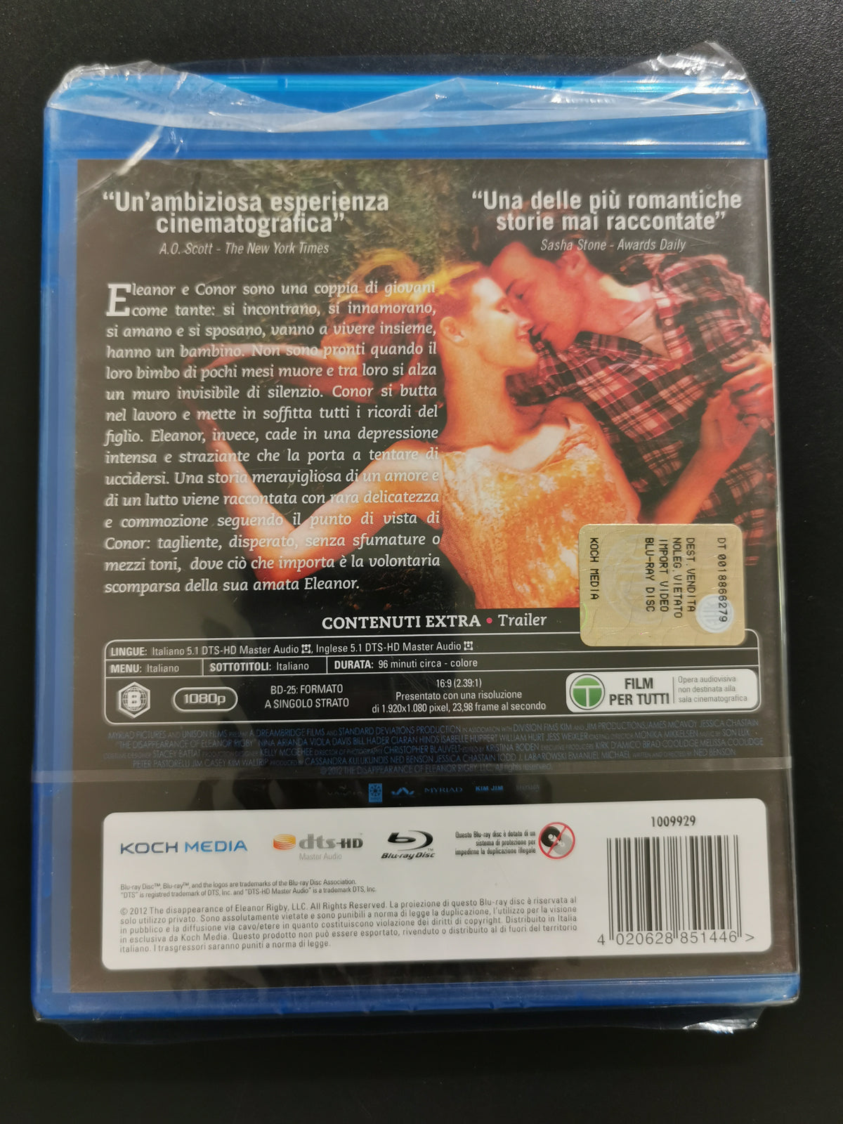 La Scomparsa di Eleanor Rigby - Lui (Blu-ray) *Nuovo