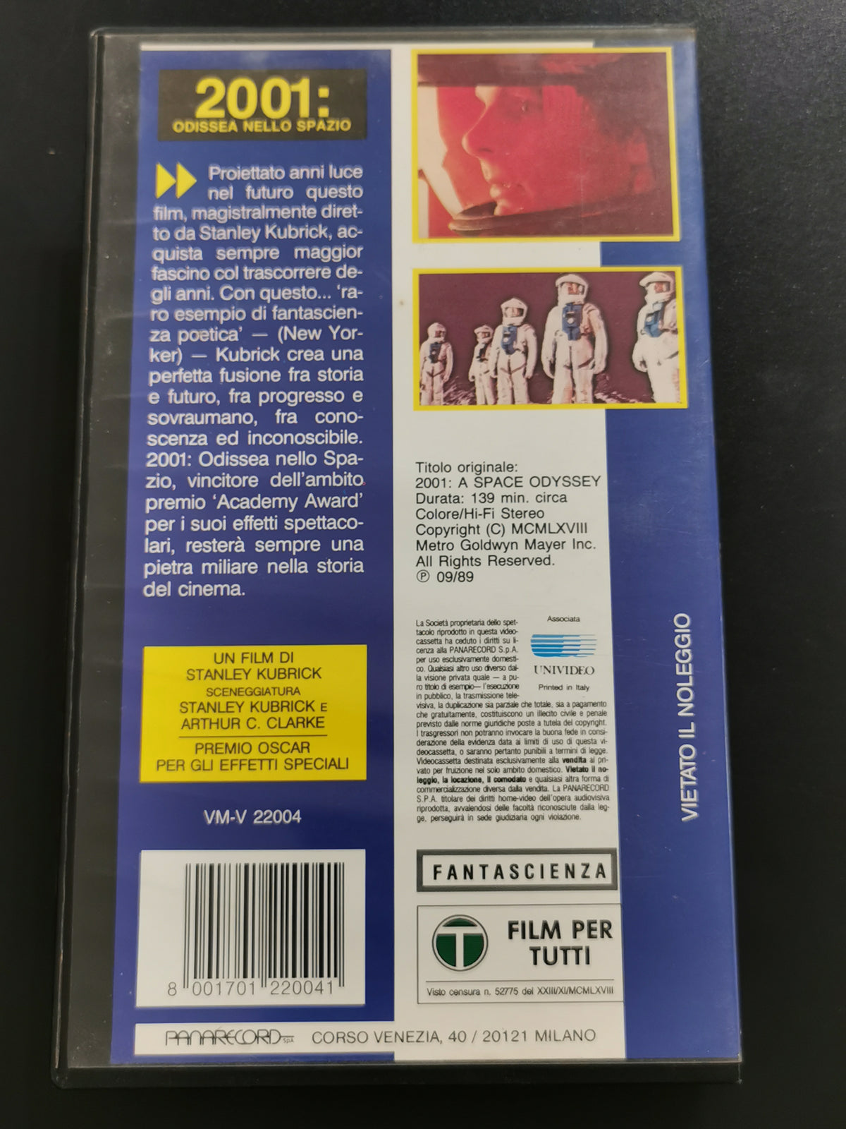 2001: Odissea nello Spazio (VHS)