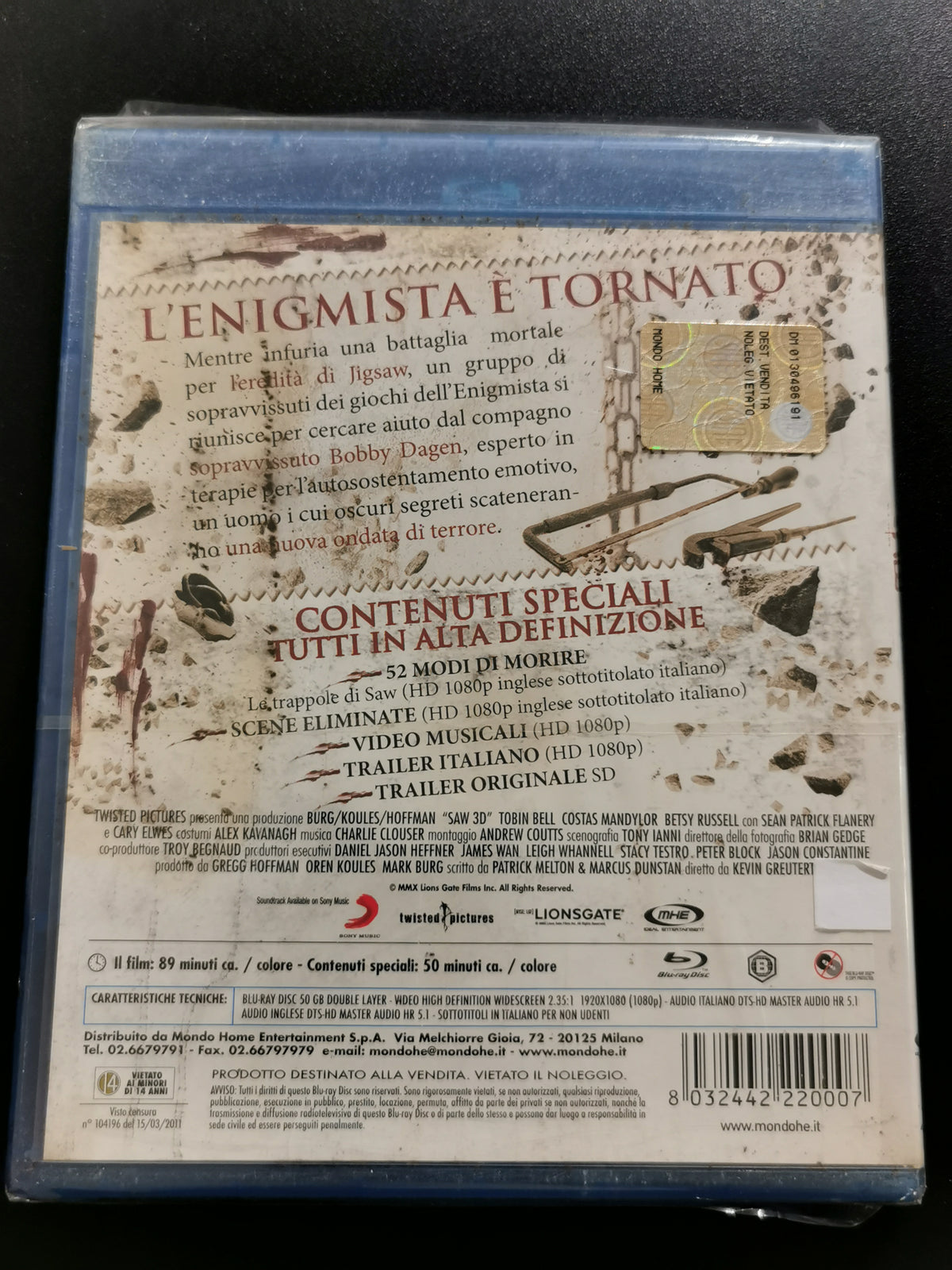 Saw - Il Capitolo Finale (Blu-ray) *Nuovo
