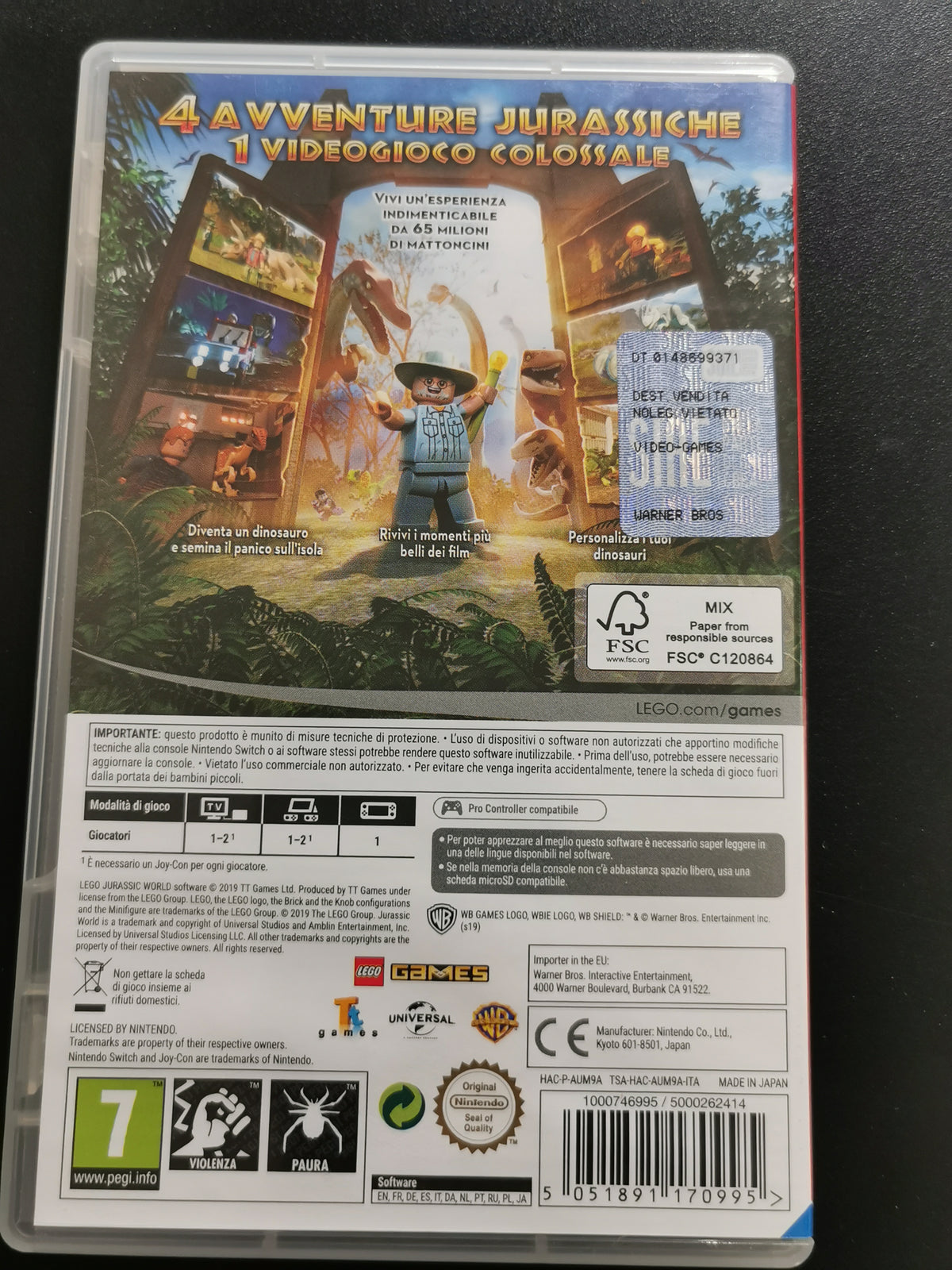 LEGO Jurassic World (Switch)