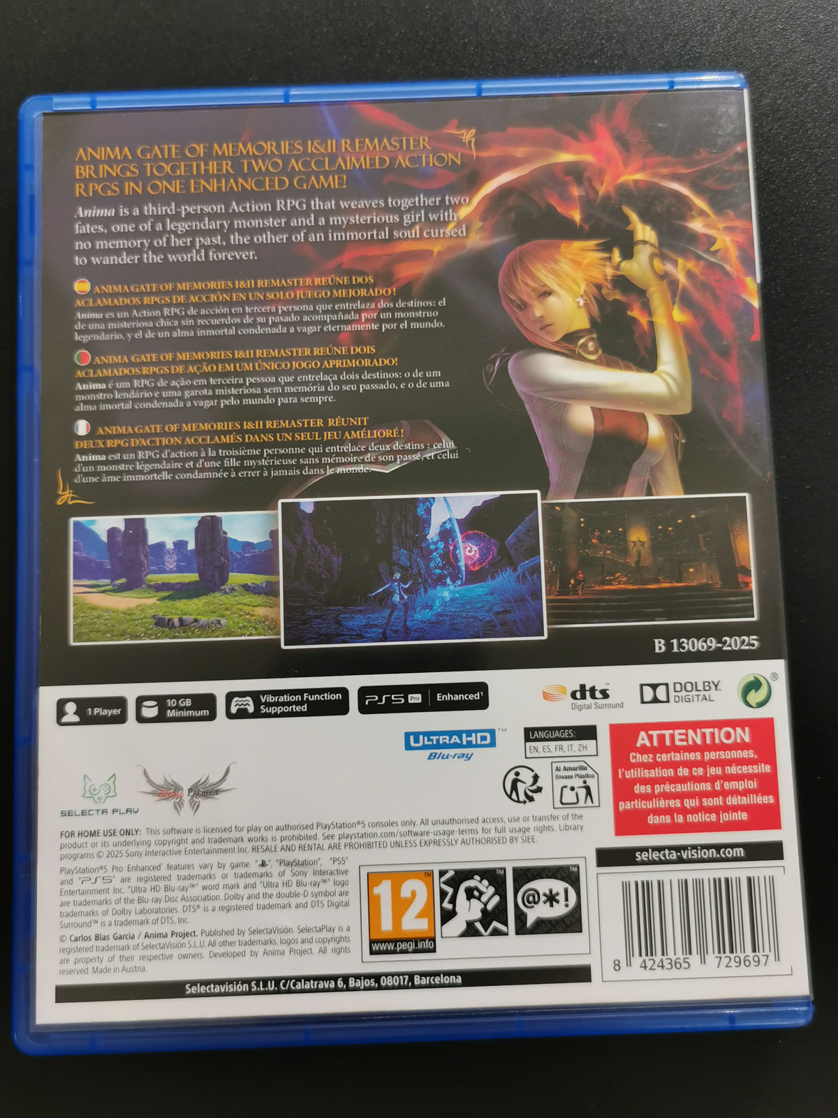 Anima: Gate of Memories I&II Remaster (PS5)