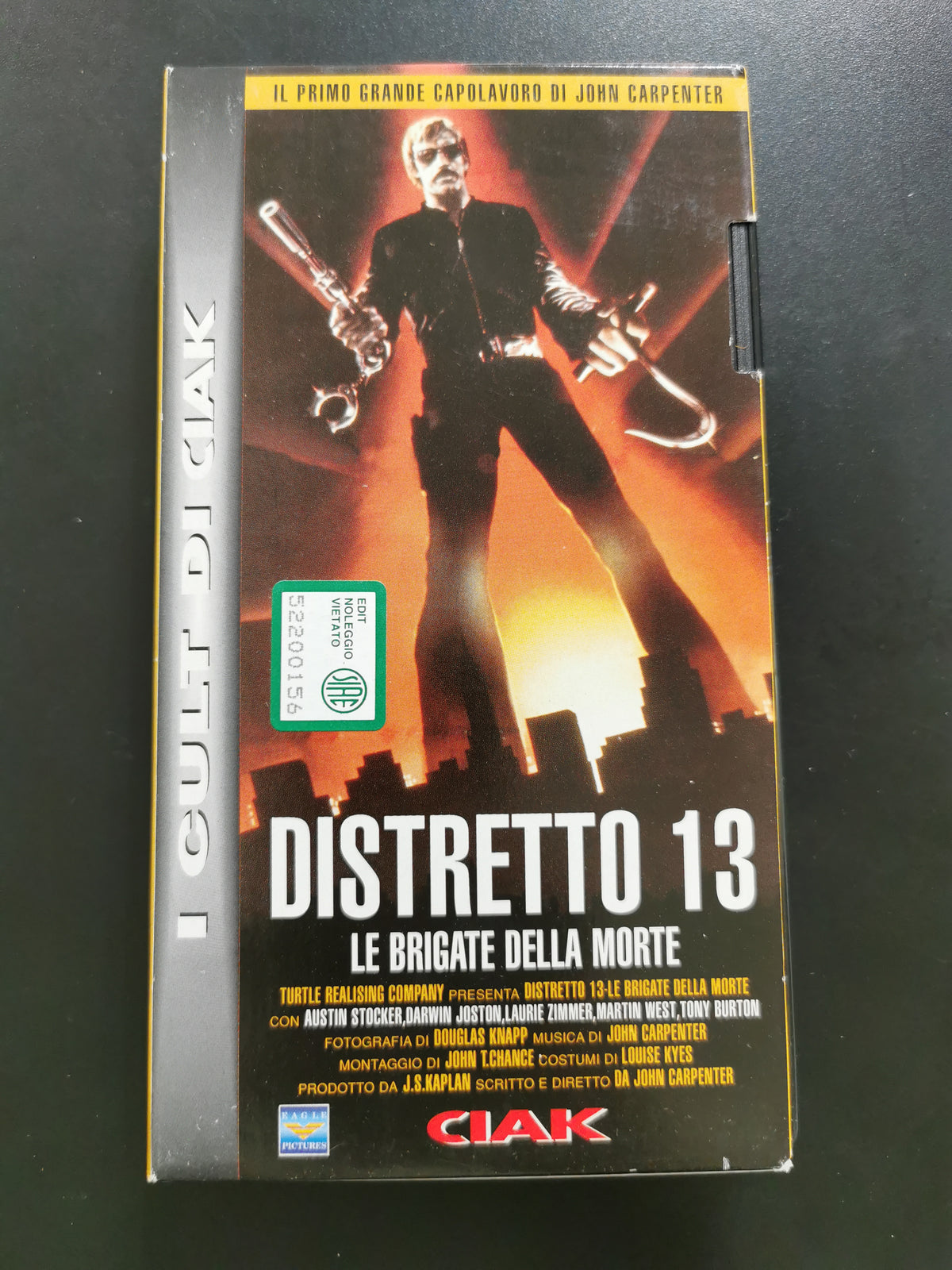 Distretto 13: Le brigate della morte (VHS) - Edizione Ciak