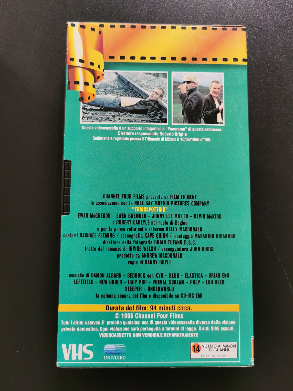Trainspotting (VHS) - I Grandi Film di Panorama