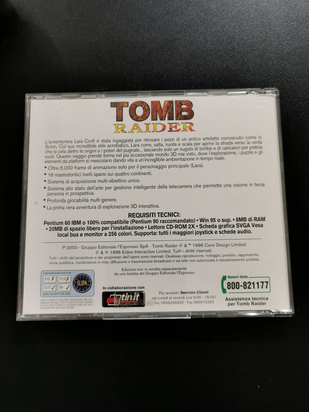 Tomb Raider (PC) - Jewel case
