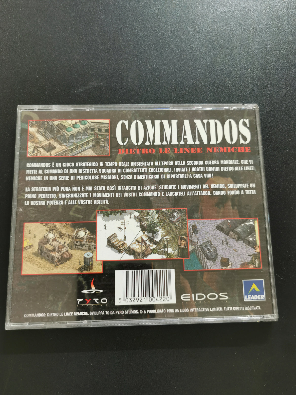 Commandos: Dietro le Linee Nemiche (PC) - Jewel case