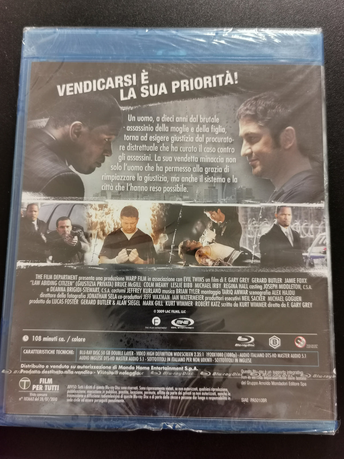 Giustizia Privata (Blu-ray) *Nuovo