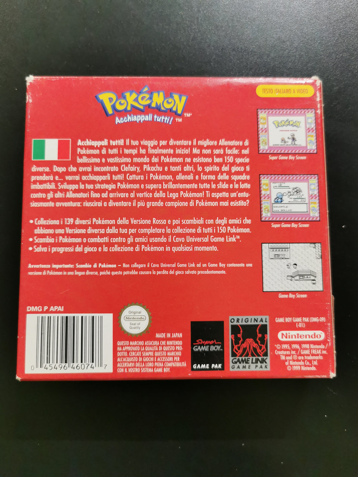 Pokémon Versione Rossa (Game Boy)