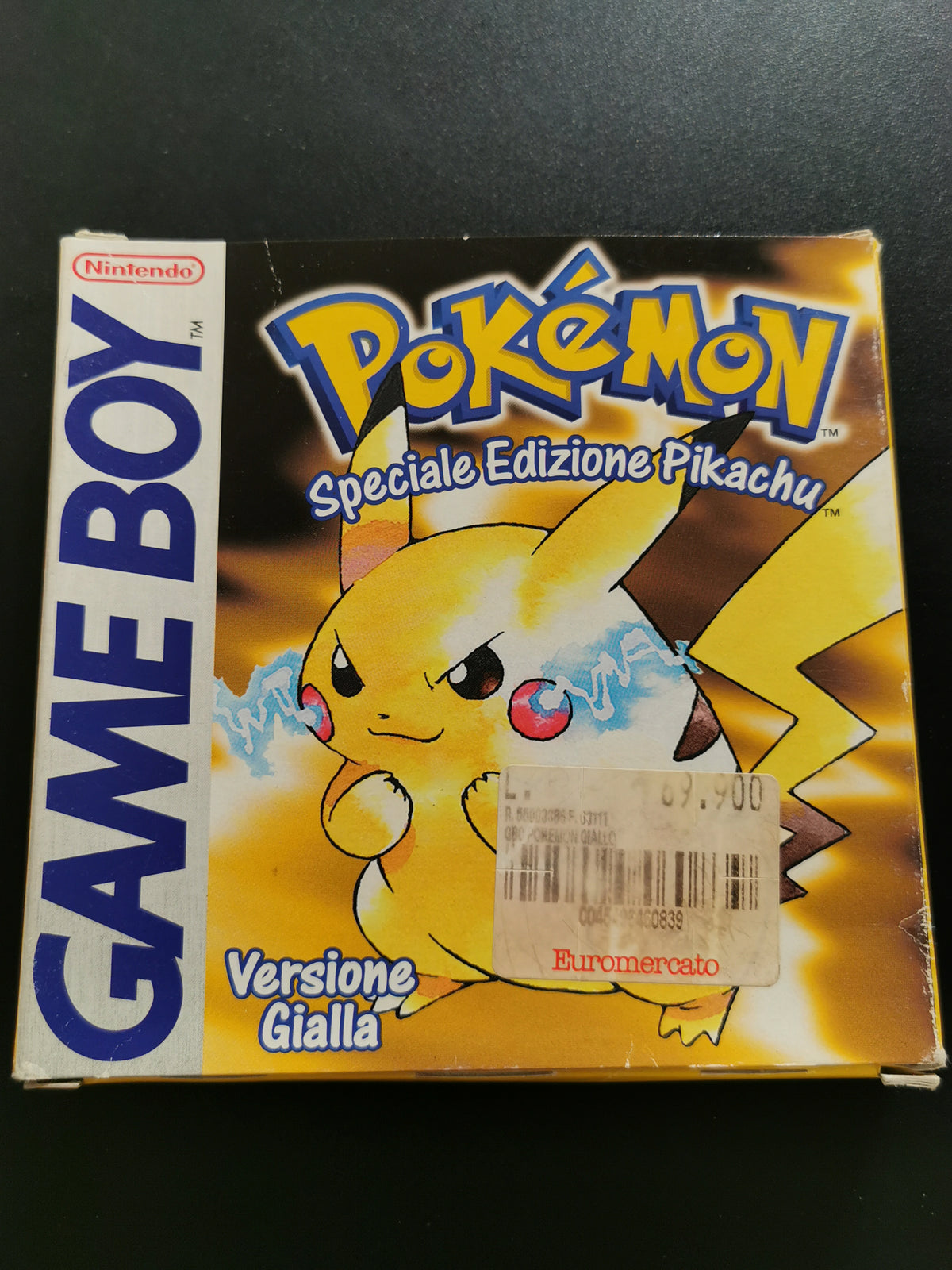 Pokémon Versione Gialla: Speciale Edizione Pikachu (Game Boy) – Senza manuale