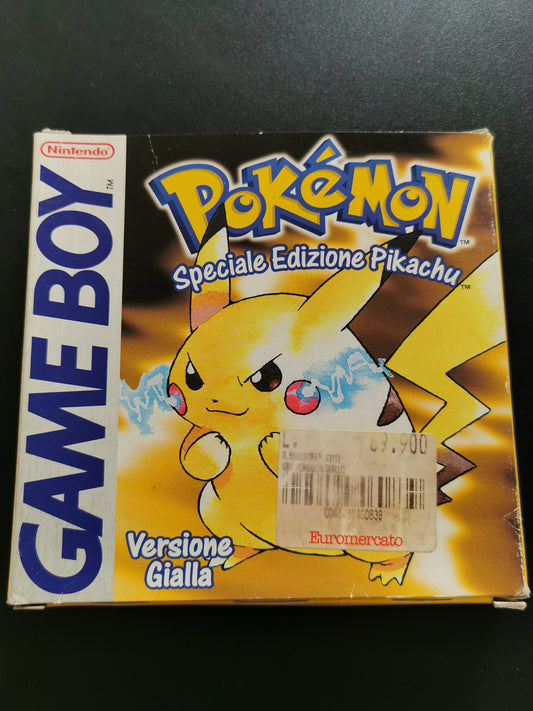 Pokémon Versione Gialla: Speciale Edizione Pikachu (Game Boy) – Senza manuale