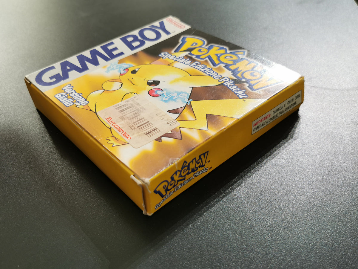 Pokémon Versione Gialla: Speciale Edizione Pikachu (Game Boy) – Senza manuale
