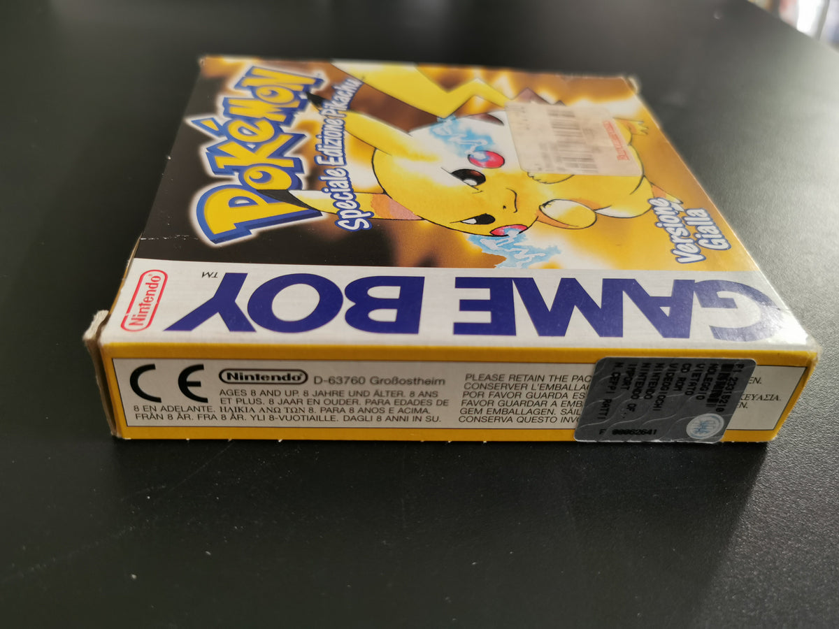 Pokémon Versione Gialla: Speciale Edizione Pikachu (Game Boy) – Senza manuale