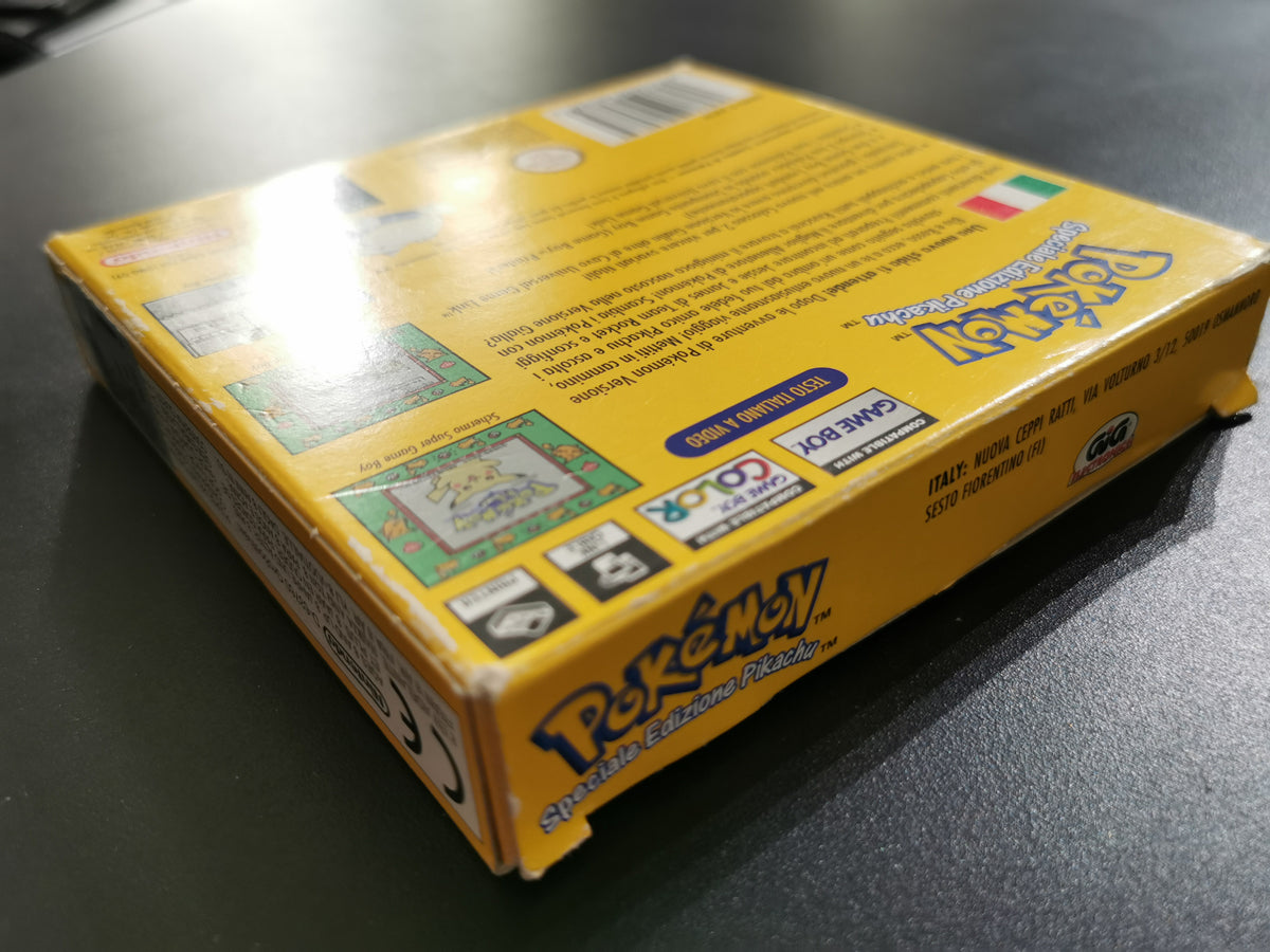Pokémon Versione Gialla: Speciale Edizione Pikachu (Game Boy) – Senza manuale