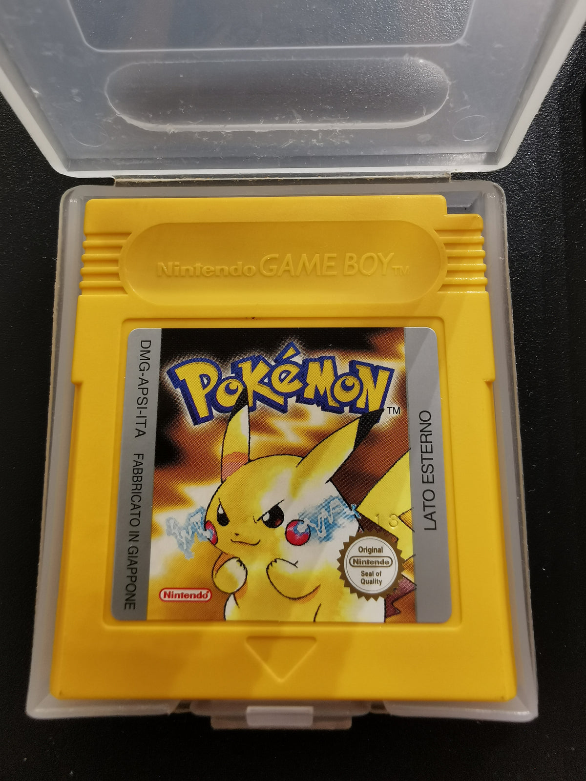 Pokémon Versione Gialla: Speciale Edizione Pikachu (Game Boy) – Senza manuale