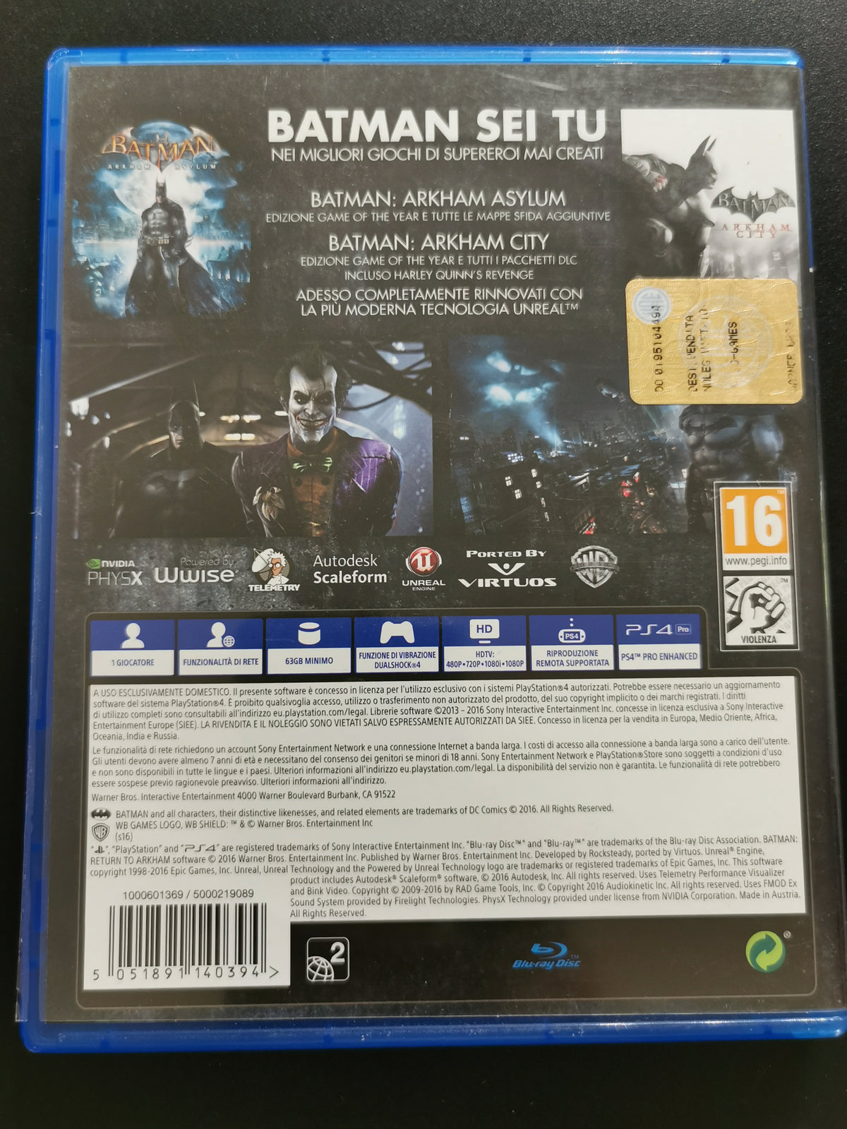 Batman: Return to Arkham (PS4)