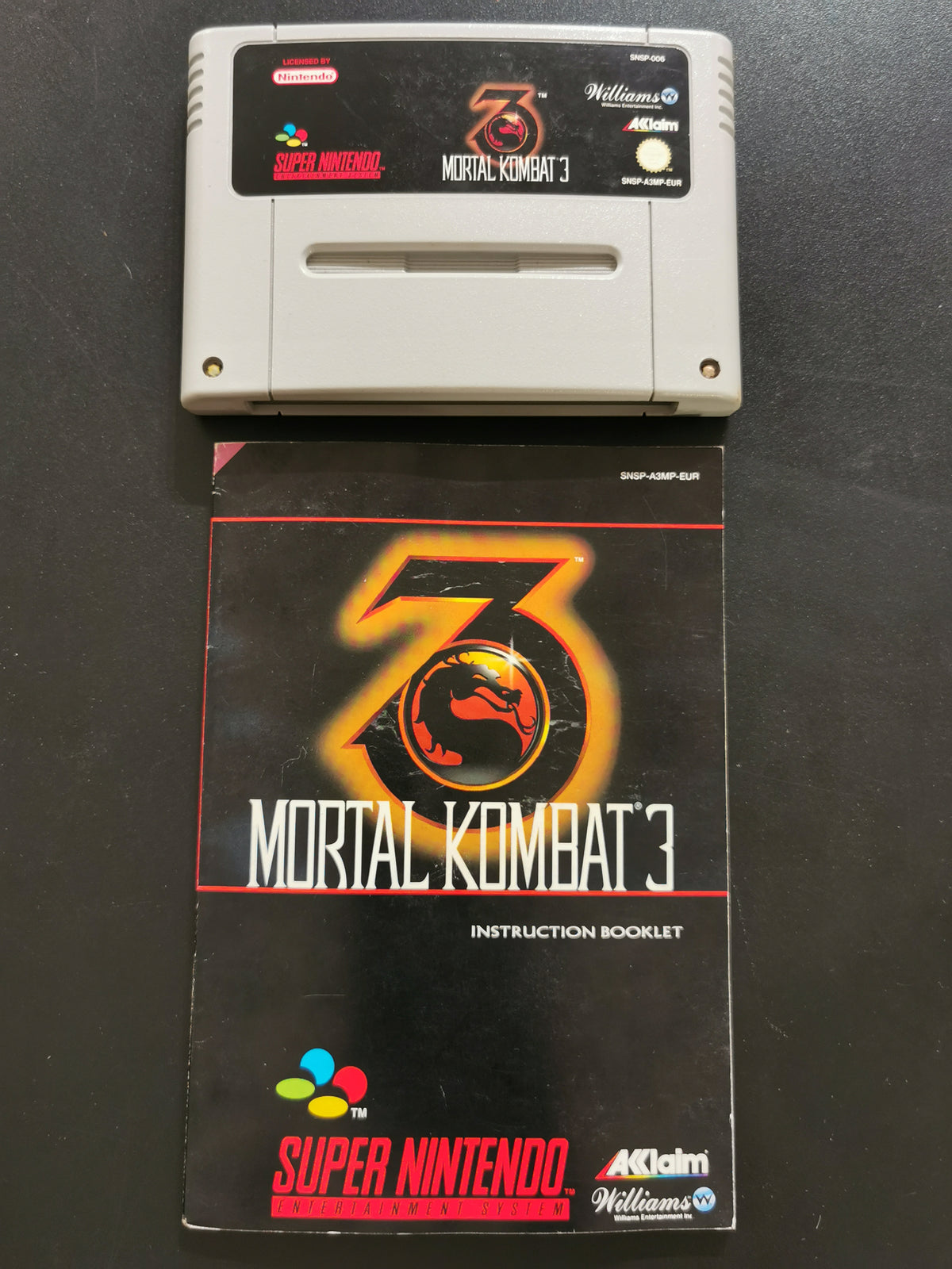 Mortal Kombat 3 (SNES) - Loose + Manuale
