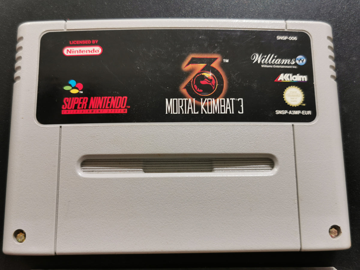 Mortal Kombat 3 (SNES) - Loose + Manuale