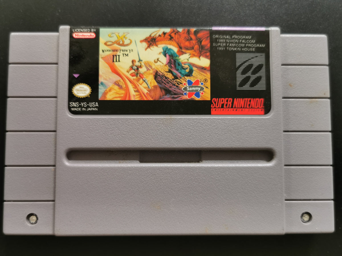Ys III: Wanderers from Ys (SNES) - Loose