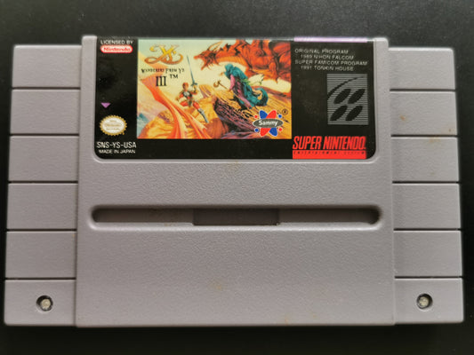 Ys III: Wanderers from Ys (SNES) - Loose