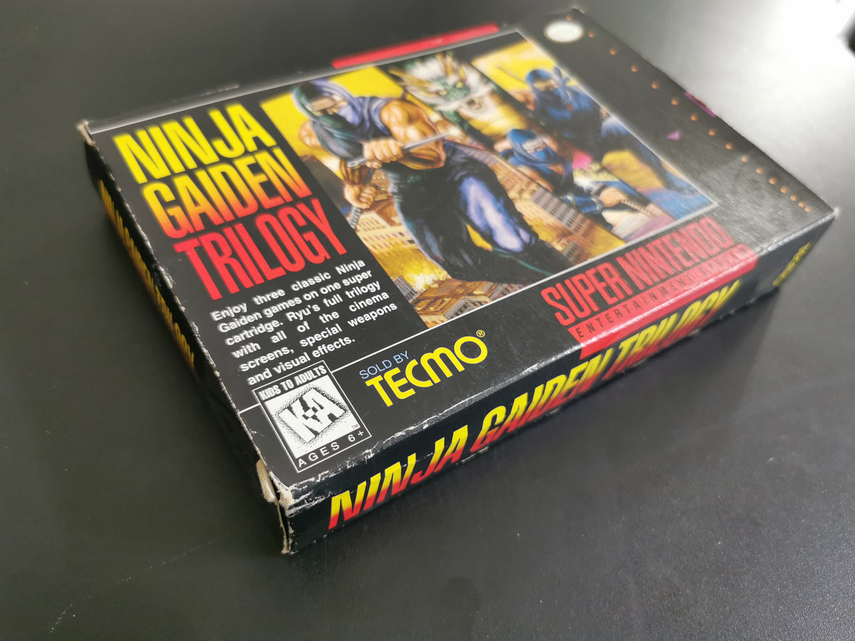 Ninja Gaiden Trilogy (SNES) - Senza manuale