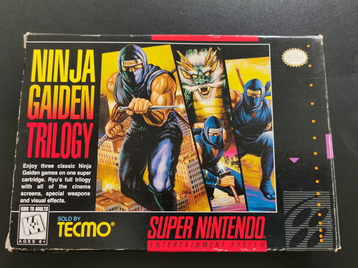 Ninja Gaiden Trilogy (SNES) - Senza manuale
