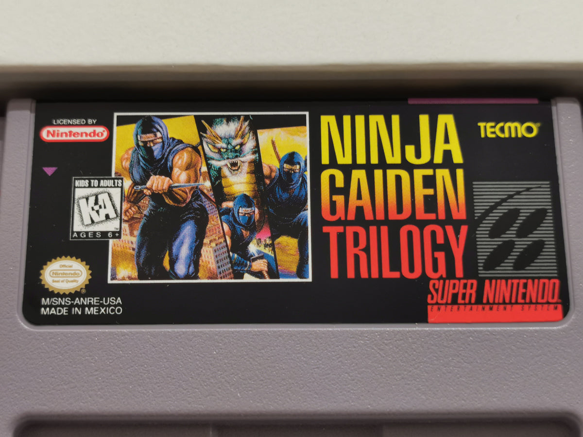Ninja Gaiden Trilogy (SNES) - Senza manuale