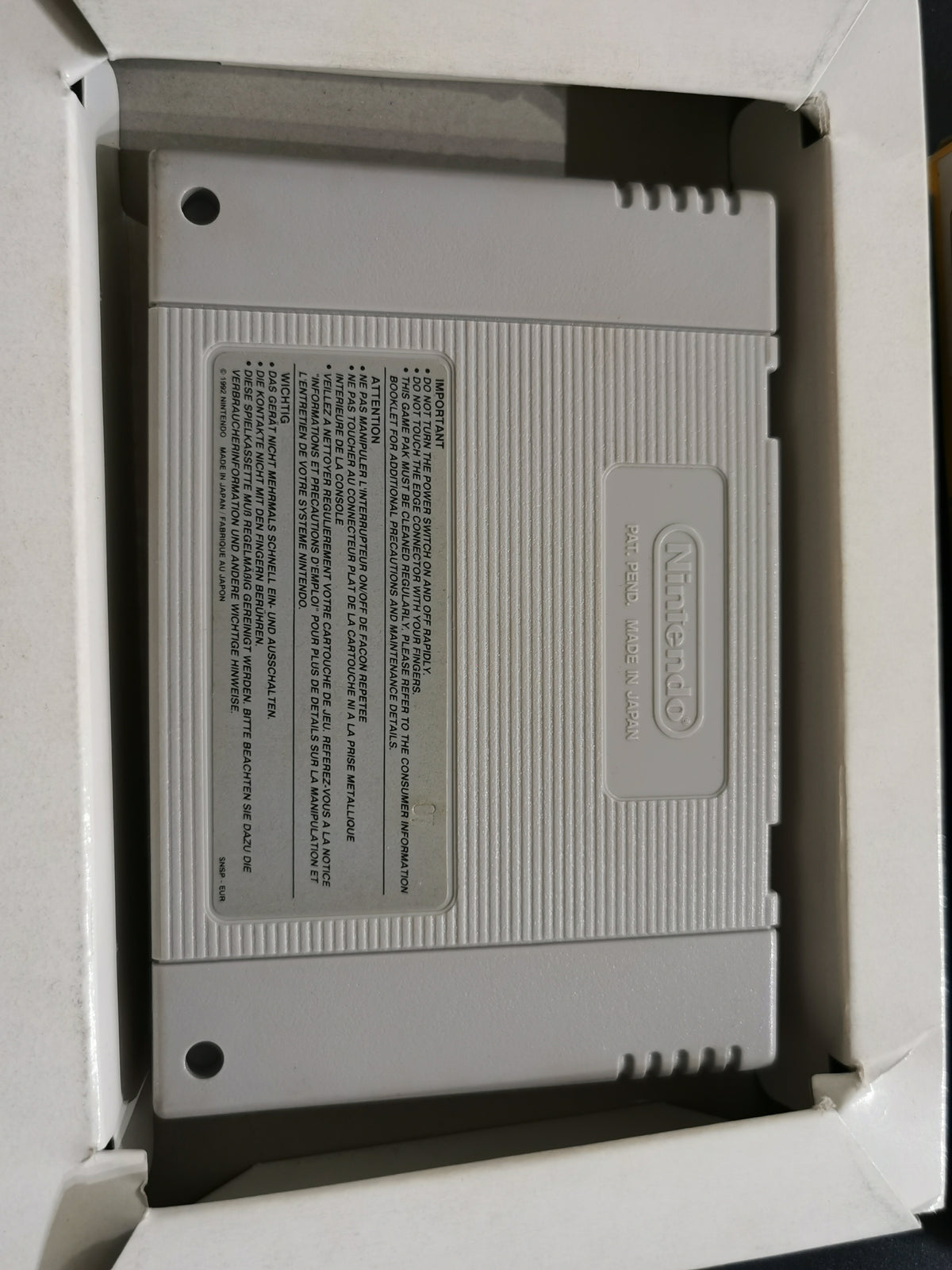 International Superstar Soccer (SNES) - Senza manuale