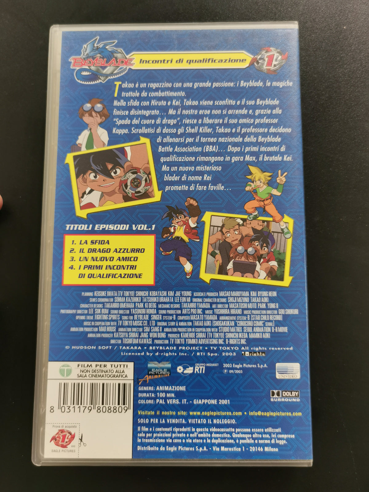 Beyblade - Incontri di qualificazione Vol. 1 (VHS)