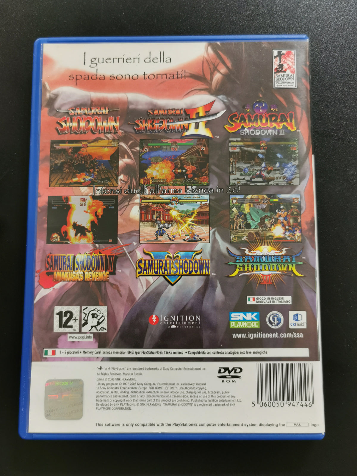 Samurai Shodown Anthology (PS2)