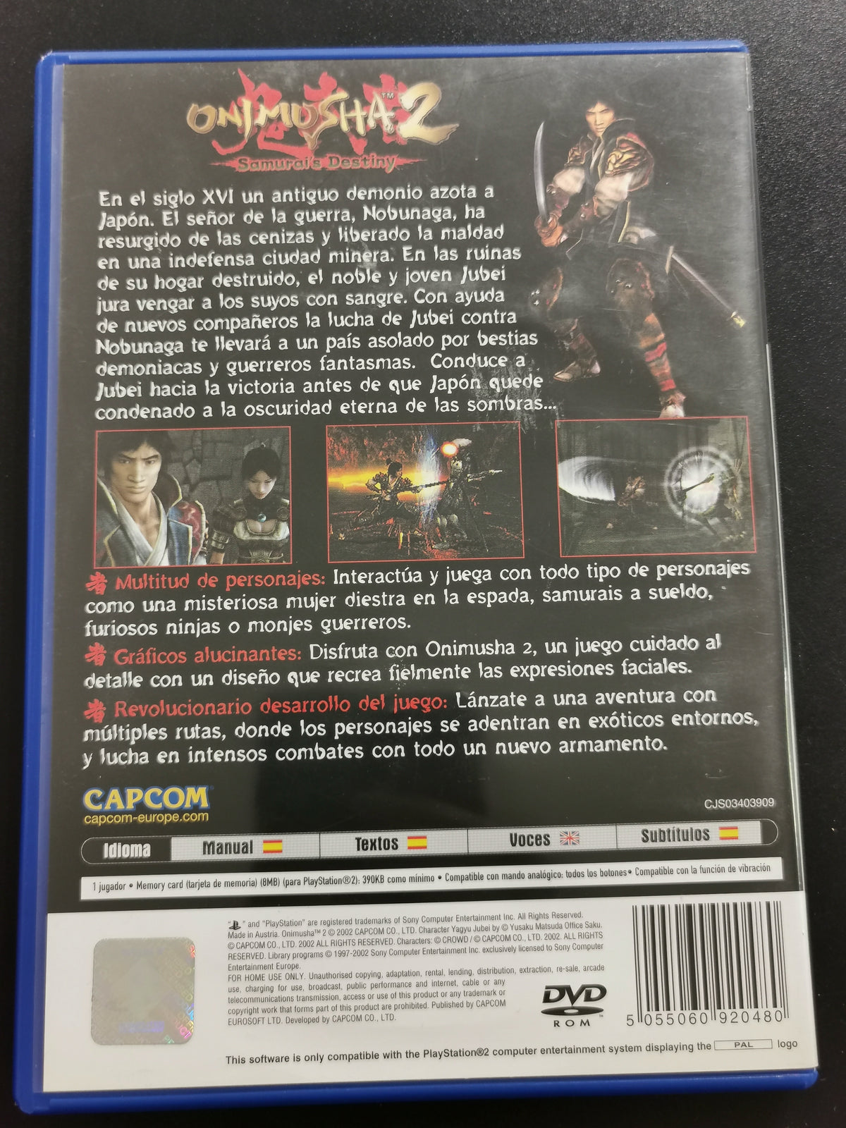 Onimusha 2: Samurai's Destiny (PS2)