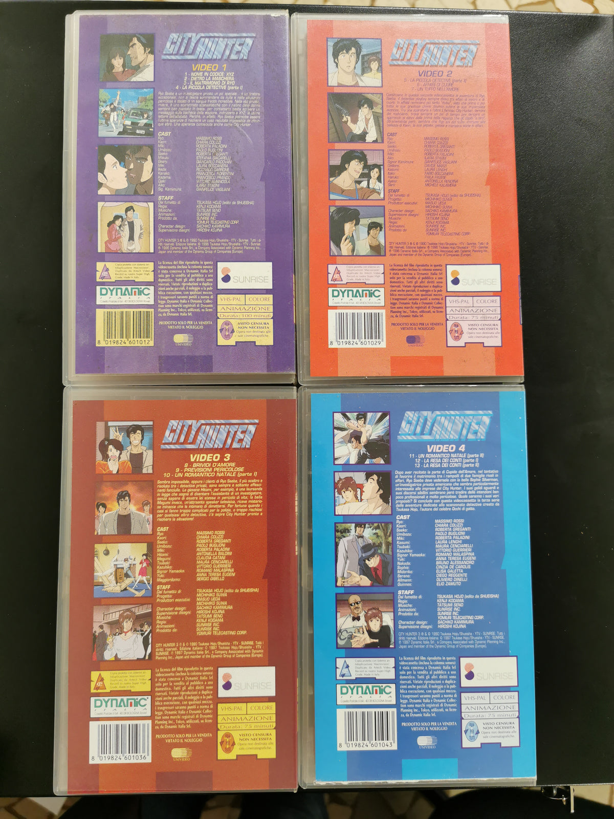 City Hunter '91 - Volumi 1-4 (VHS)
