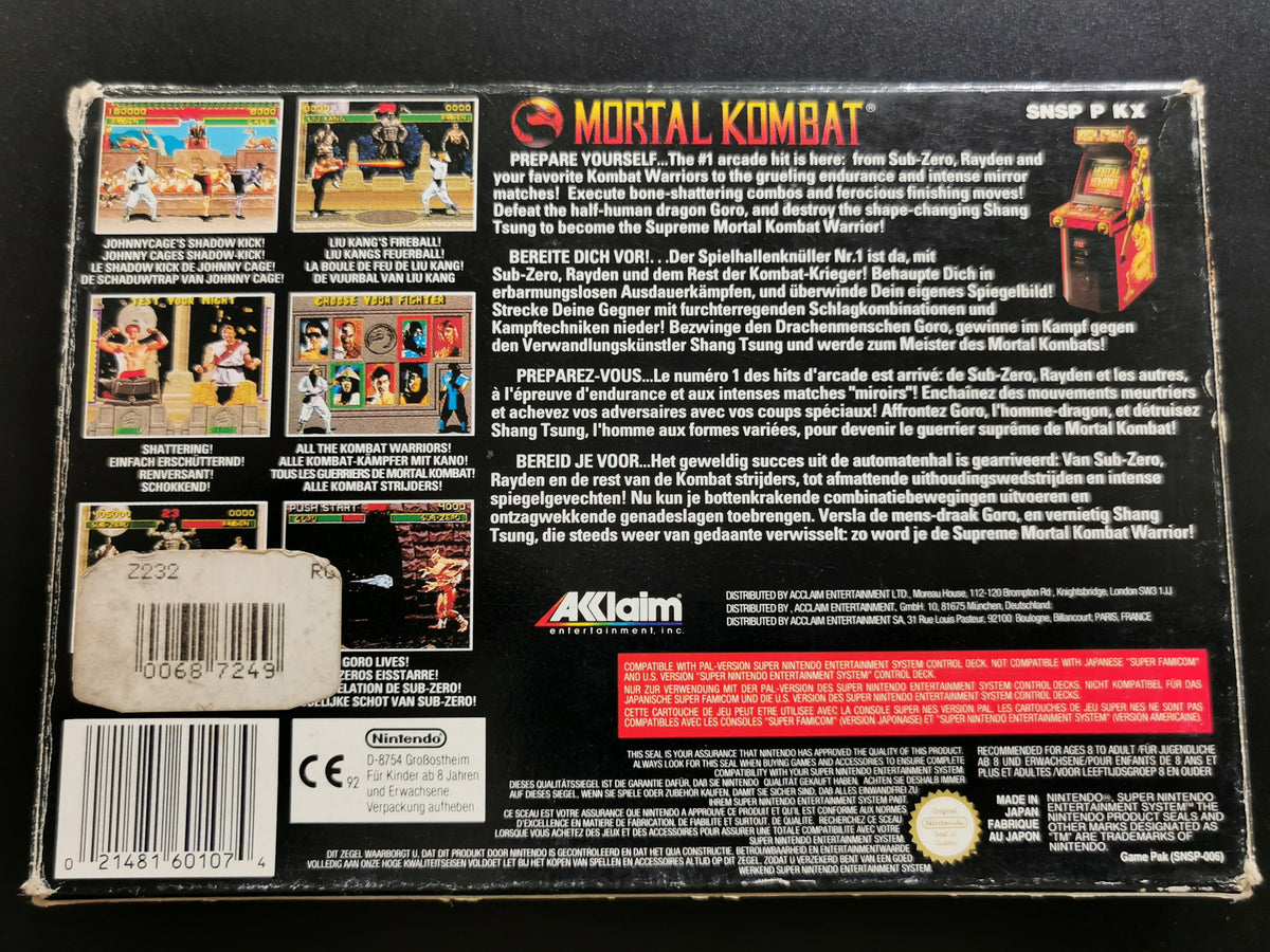Mortal Kombat (SNES)