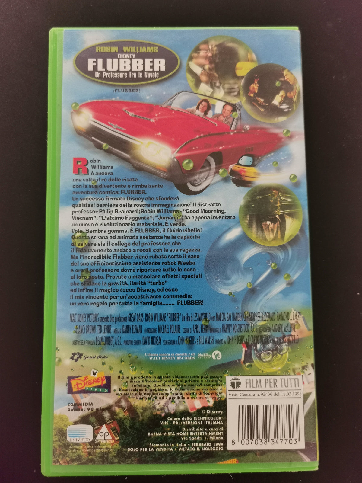 Flubber - Un Professore fra le Nuvole (VHS)