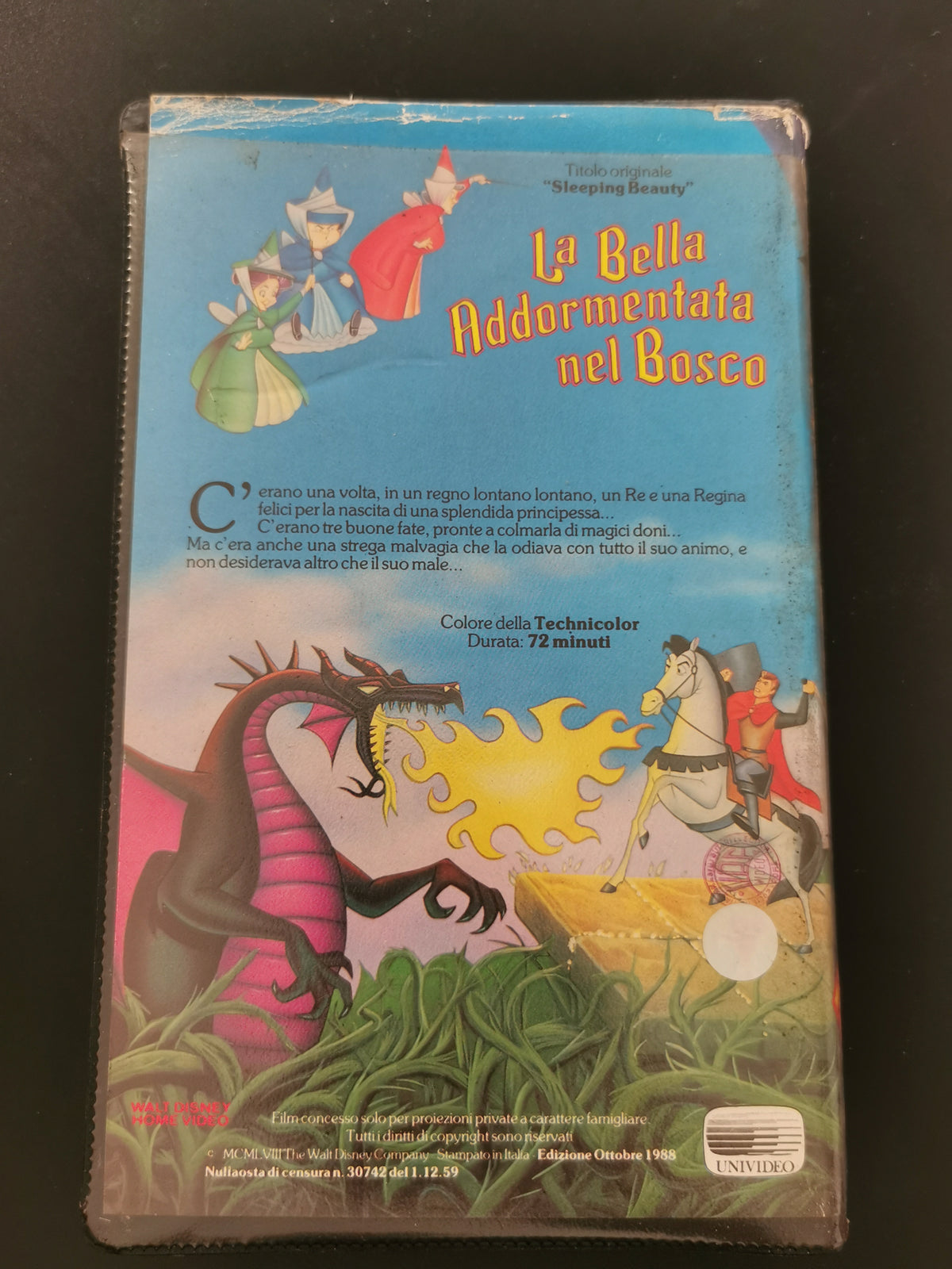 La Bella Addormentata nel Bosco (VHS) - Ed. 1988