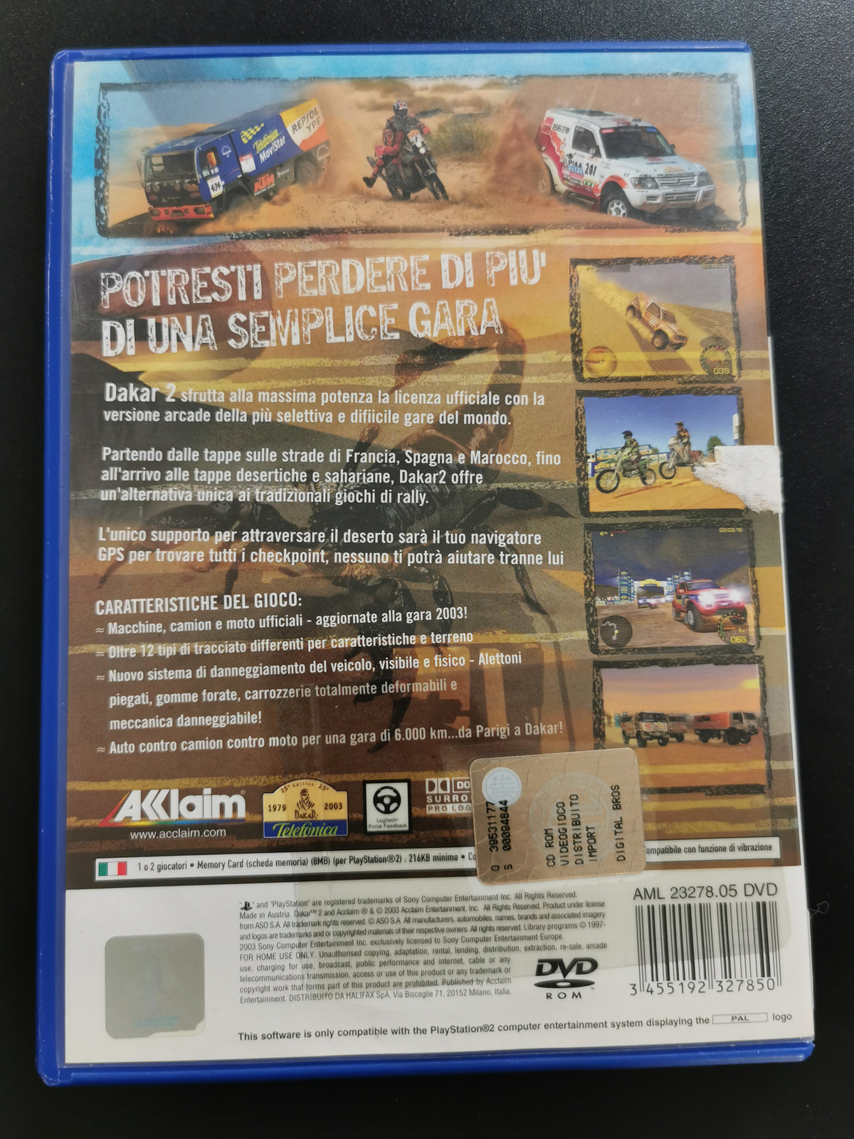 Dakar 2 (PS2) – Senza manuale