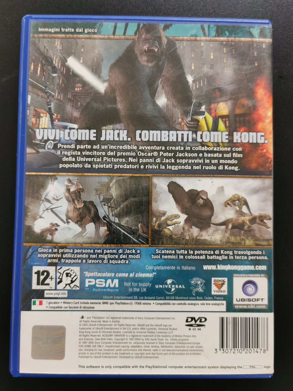 Peter Jackson’s King Kong: The Official Game of the Movie (PS2)