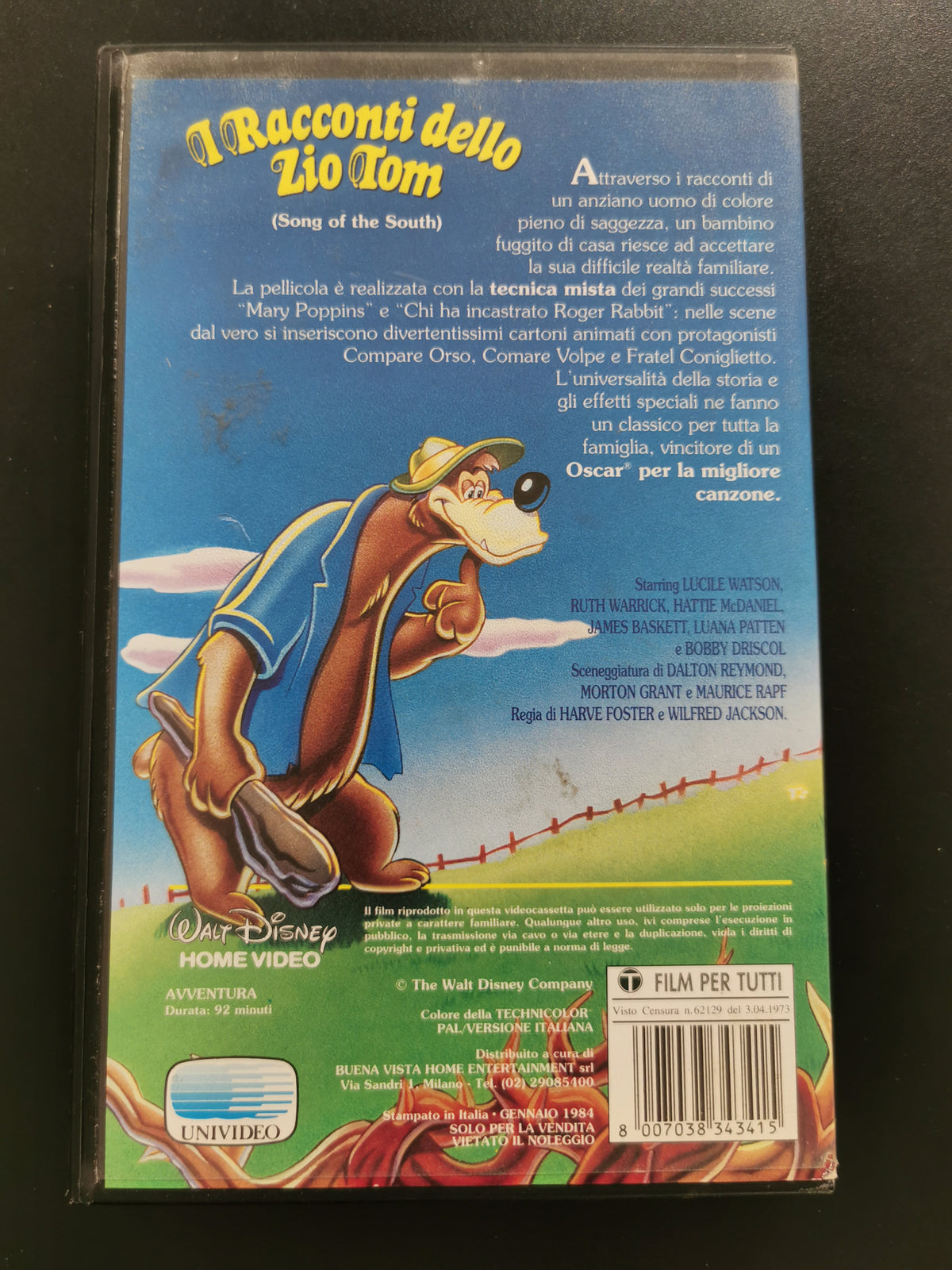 I Racconti dello Zio Tom (VHS)