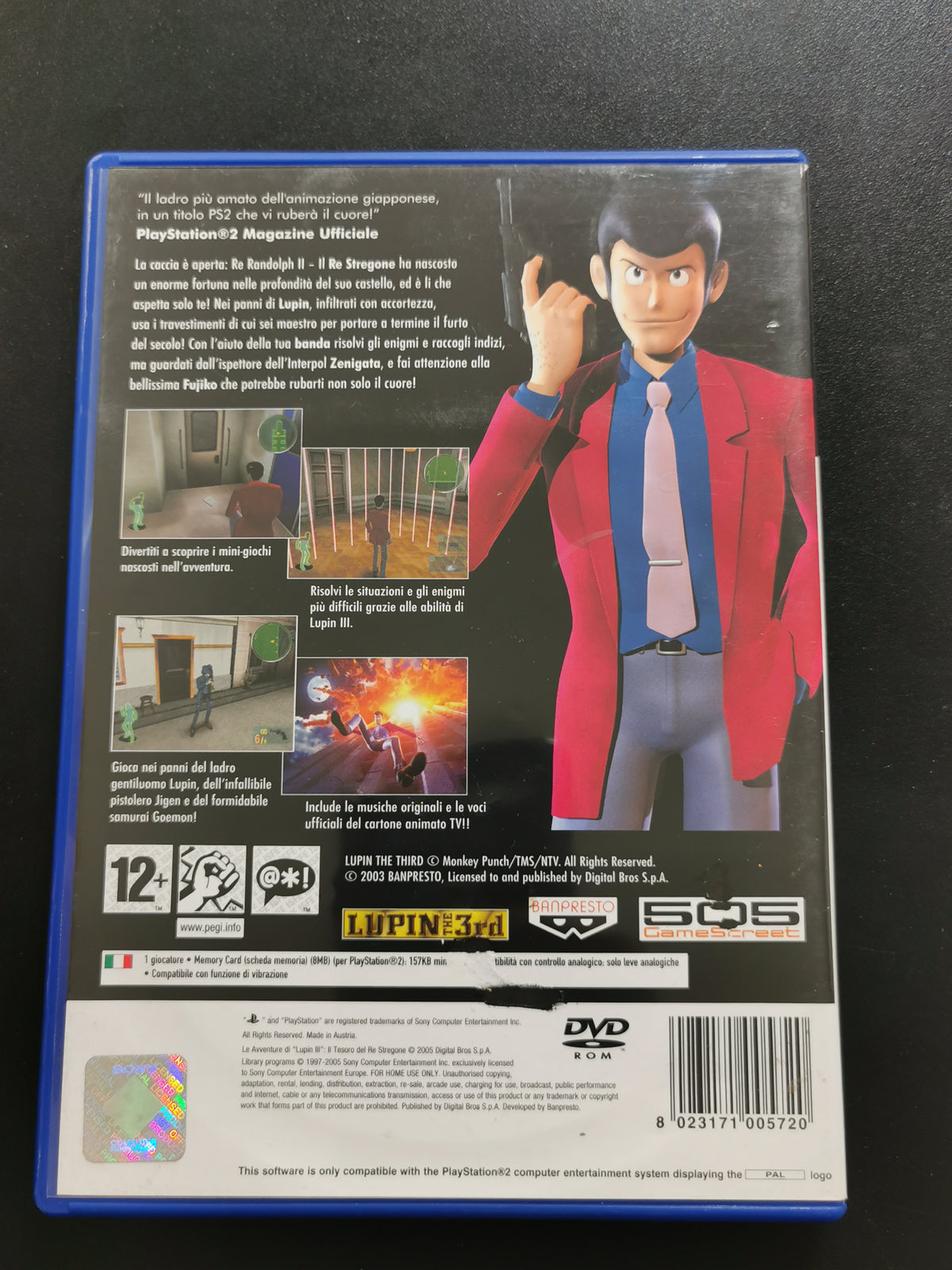 Le Avventure di Lupin III: Il Tesoro del Re Stregone (PS2)