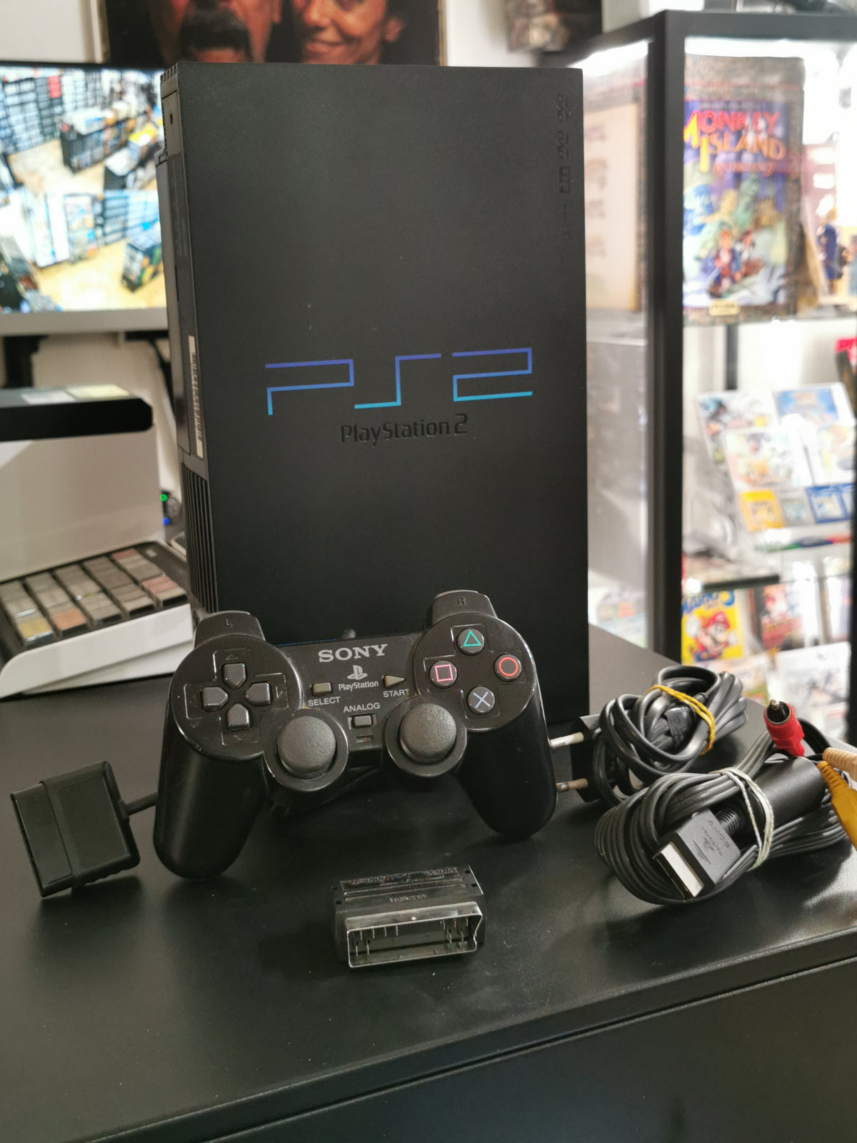 Console Sony PS2 Fat SCPH-30004 + Controller + Memory Card
