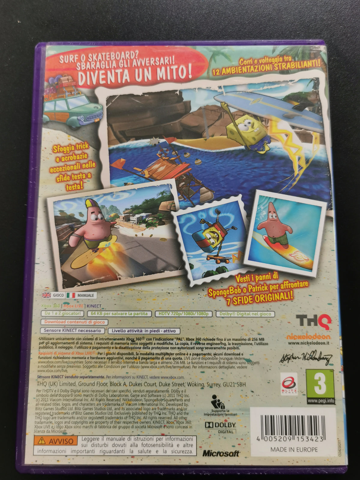 SpongeBob: Surf & Skate Roadtrip (Xbox 360)