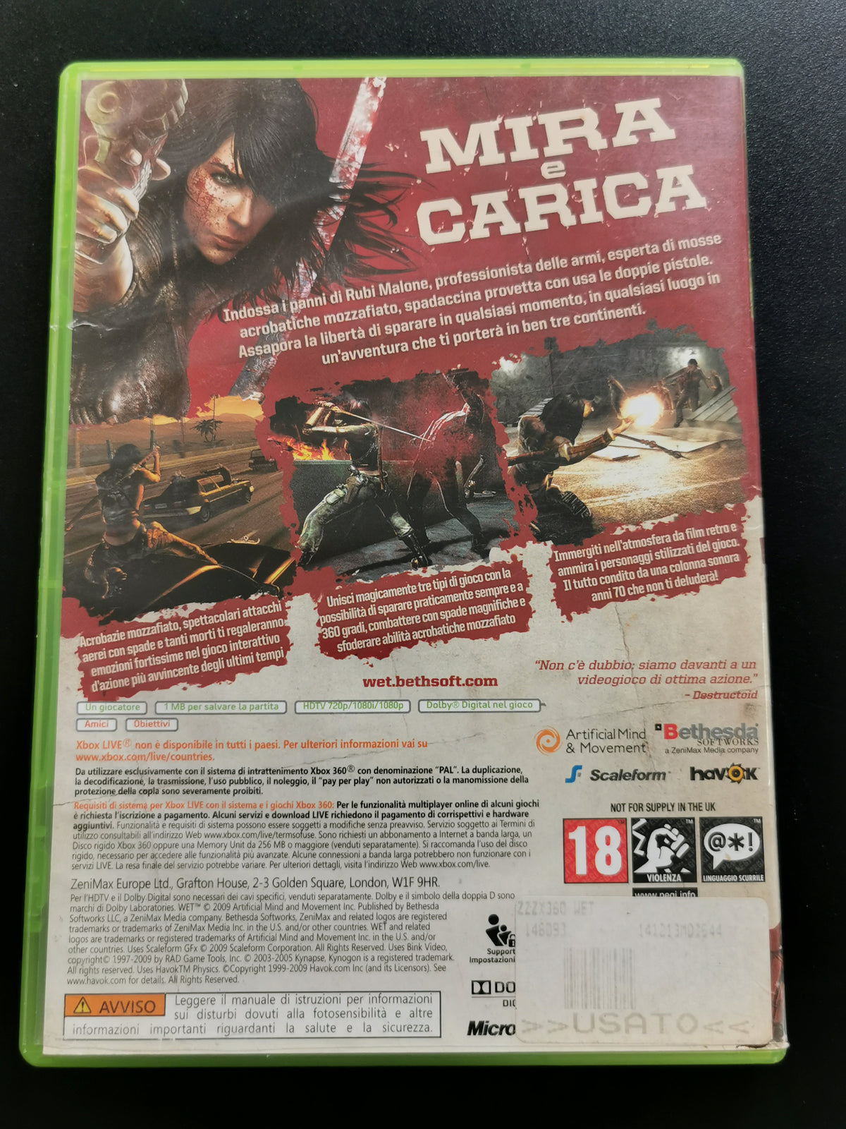 WET (Xbox 360)